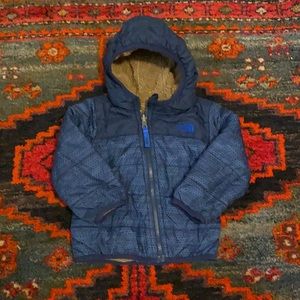 The North Face Hooded Reversible Jacket EUC! 18-24 Months